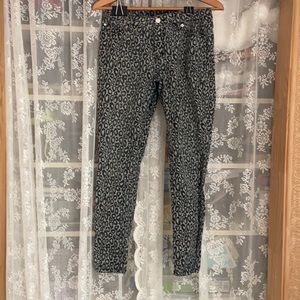 Michale Kors leopard print jeans